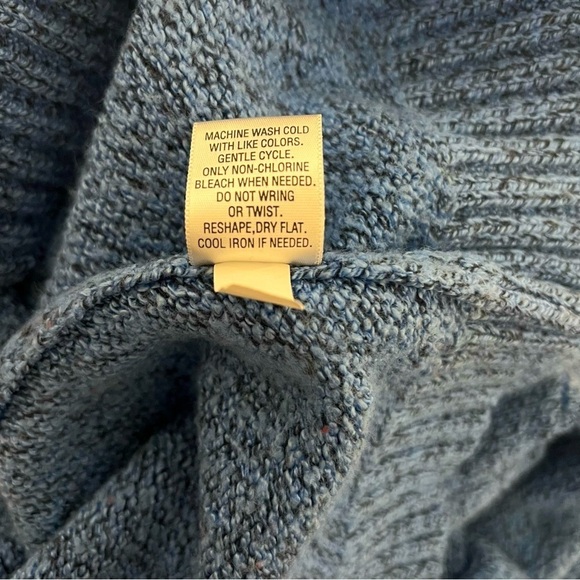 Croft & Barrow Woman 3/4 Quarter Zip Plus Size 2X Long Sleeve Sweater Blue EUC - Picture 7 of 8